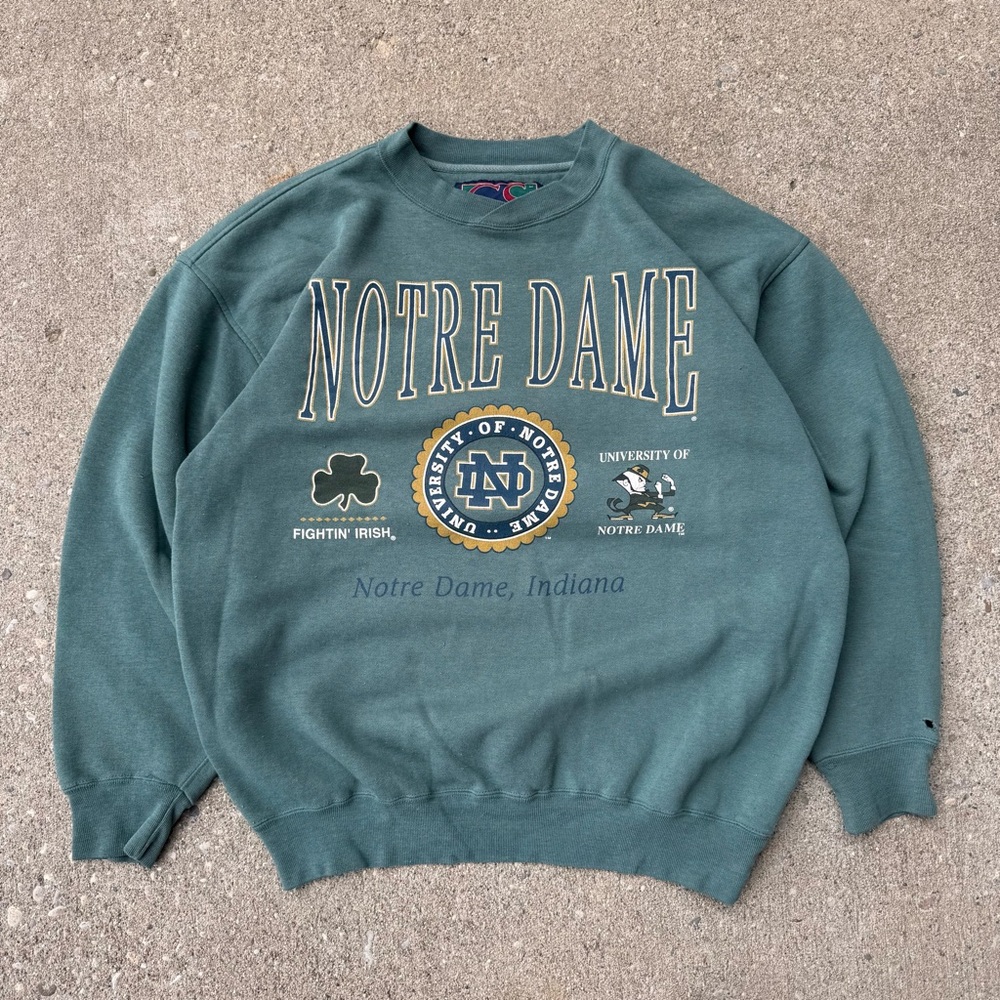 Vintage Notre Dame University Crewneck
Size Large